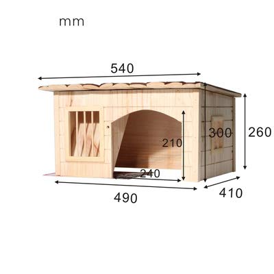 WTTTTW Jaula para Conejos Hamster, Azotea de Madera Maciza para el Descanso, Cuarto de Almacenamiento, Casa de Mascotas Sin Pinturas de Abeto Chino