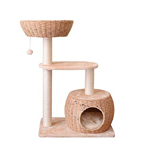 WYJW Marco de Escalada para Gatos Arena para Gatos Árbol para Gatos Escalada para Gatos Sisal Rascador para Gatos Gran Arena para Gatos Gato para Escalar, 1