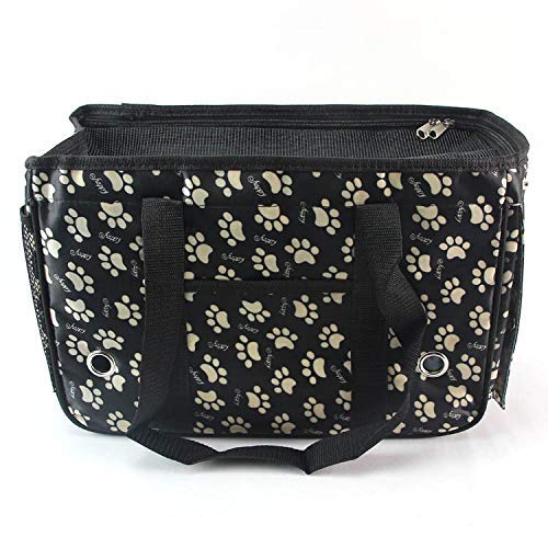 WYJW Pet Fashion Pet Carrier Dog Carrier Purse Bolso para Perros Bolso para Mascotas para Perros pequeños y Gatos Aprobado por la aerolínea para Salir (Color: B, Tamaño: S-39X17X27CM)