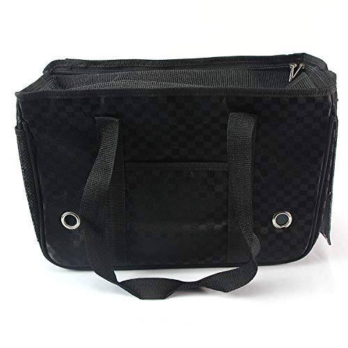 WYJW Pet Fashion Pet Carrier Dog Carrier Purse Bolso para Perros Bolso para Mascotas para Perros pequeños y Gatos Aprobado por la aerolínea para Salir (Color: B, Tamaño: S-39X17X27CM)