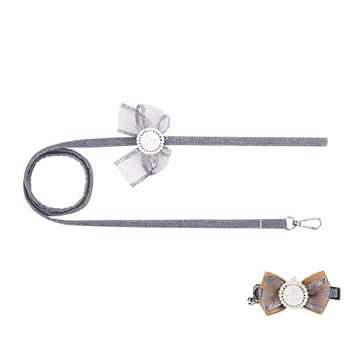 Xinwcang Collares con Correa para Perro Corbatas para Perro Pajarita y Jingle como la Imagen5 S