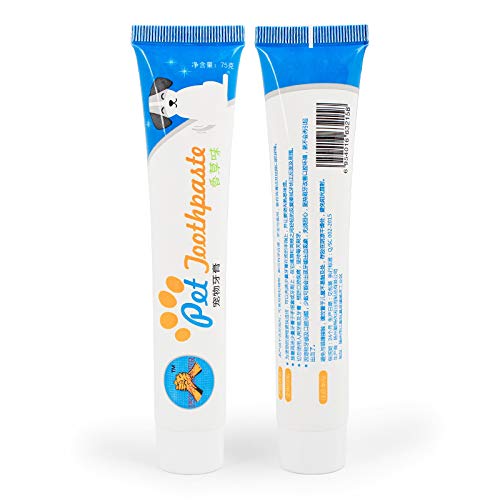 Xrten Set Higiene Dental para Perros, Cepillo de Dientes y Pasta de Dientes para Perros