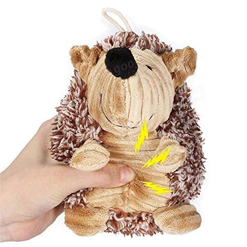 XuZeLii Juguete De Peluche Pet Chew Juguetes For Perros Juguetes Divertidos Erizo Alimentos For Mascotas De Felpa Rattle and Squeak Juguete Regalos Adecuados para NiñOs Y Amigos