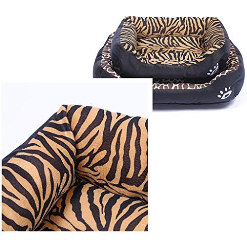 Y & Z Preciosa Cama para Animales Cama para Perros Mascota para Perros y Gatos, Segura, Suave, cálida, Redonda, Lavable, Cama para Dormir Morada M-21.3"x 16.5"