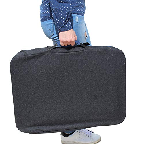 YATEK Transportin para Perros Plegable entradas Laterales y Superiores con Alta Visibilidad, Confort y Seguridad para tu Mascota de tamaño L (70 x 52 x 52 cm)