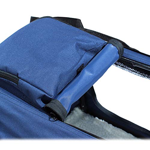 YATEK Transportin para Perros Plegable entradas Laterales y Superiores con Alta Visibilidad, Confort y Seguridad para tu Mascota de tamaño L (70 x 52 x 52 cm)