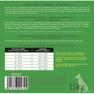 YERBERO Nature Adult Comida Premium para Perros 15kg