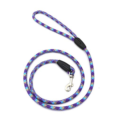 Yisatann Correa de tracción Correa de Nylon Duradera para Perros, Azul, Entrenamiento para Caminar, Correas para Mascotas, Caminar al Aire Libre, Suministros de Seguridad para Gatos