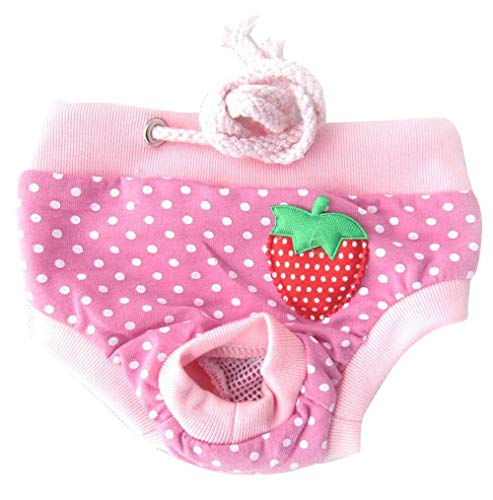 Ymwave Reutilizables Lavable Femenina Mascotas Fisiológicas Perras Pantalones Sanitarios Pack de 4.