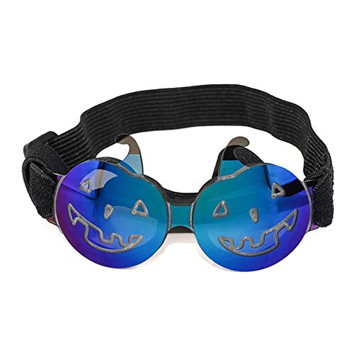 Yonfan - Gafas de Sol de Calabaza para Perro, Gato, Disfraz, para Fiestas, Carnaval, Halloween, protección UV, protección para los Ojos para Perros pequeños y medianos, Gatos, Cachorros, Gatitos