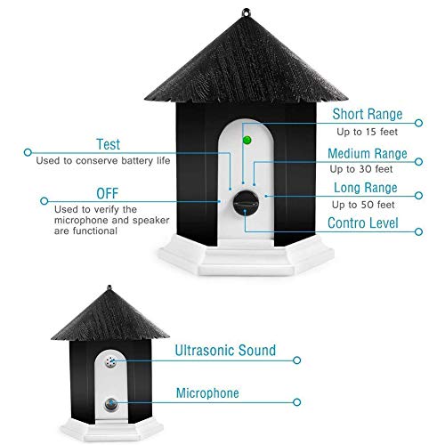 YXYLD Dispositivo Anti Ladridos Dispositivos Antiladridos UltrasóNico Adiestramiento para Perros Entrenamiento De Perros Y Control De Ladridos Perros Disuasorio Anti-Barking Device