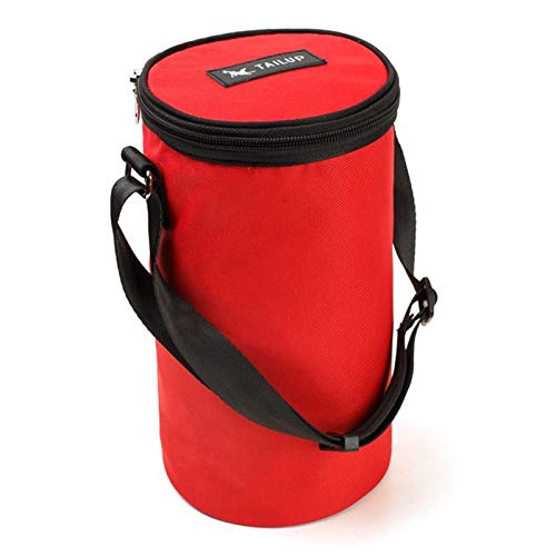 ZANGAO 24.5x14.5CM Viaje Plegable al Aire Libre Tazón de Perro Mascotas Hámster Contenedor de Comida Seca Bolsa Impermeable TB Venta (Color : Black)