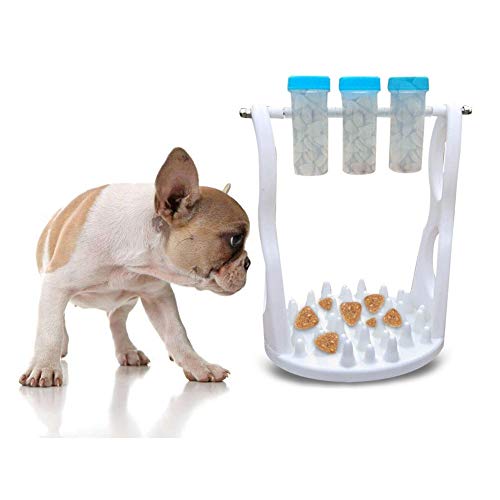 ZANGAO Mascota Perro Alimentador Lento Juguetes Perro al Aire Libre Dieta Saludable IQ Tratar Juguetes de Entrenamiento Dispensador Interactivo for Entrenamiento de Perros Tazón de Comida