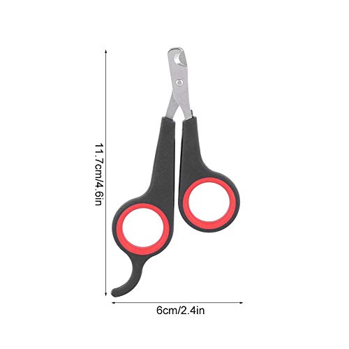 Zerodis Bird Nail Clipper Grooming Tool Tijeras de uñas Clipper Pet Bird Parrot Small Animals Accesorio para Small Parrot Birds