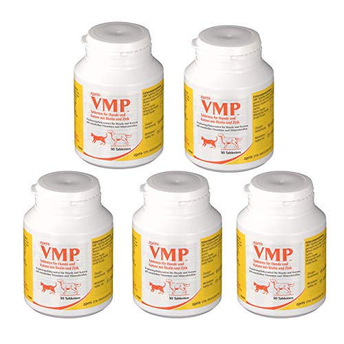 Zoetis 5x50 VMP - Pastillas para Perros y Gatos (250 Unidades)