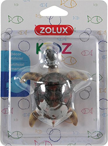 Zolux Décor para Acuario magnética Dos Partes Tortuga L 7,5 x p 9 x H 2,5 cm