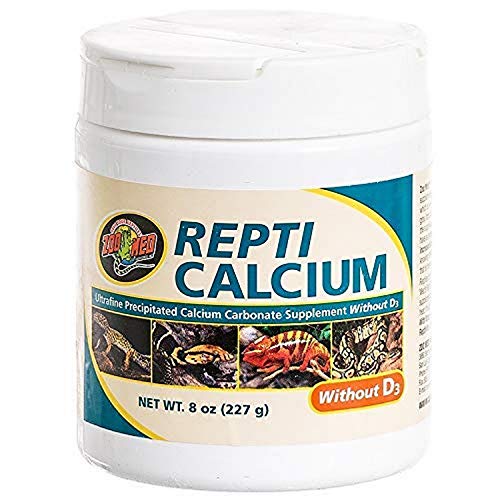 Zoo Med A33 – 3E Repti Calcio sin D3, suplemento nutricional para Reptiles y Anfibios – phosphorfrei.