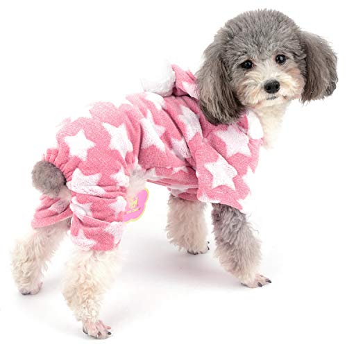 Zunea - Pijama para perro pequeño con capucha para cachorro