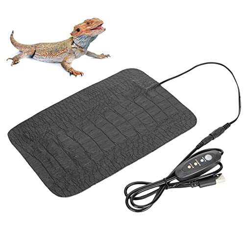 01 Almohadilla Térmica para Reptiles, Fácil De Limpiar, Regula La Temperatura Corporal, Conveniente Y Seguro, Calentador Debajo del Tanque para La Tienda De Mascotas para El Hogar(S)