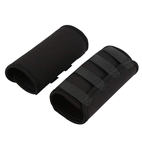 1 par de Protectores de muñeca para la Pierna Delantera del Perro, Rodilleras para Las Rodillas, Soporte carpiano, pomada, Protector de Codo, urdimbre para Perros con Artritis, Negro(L)