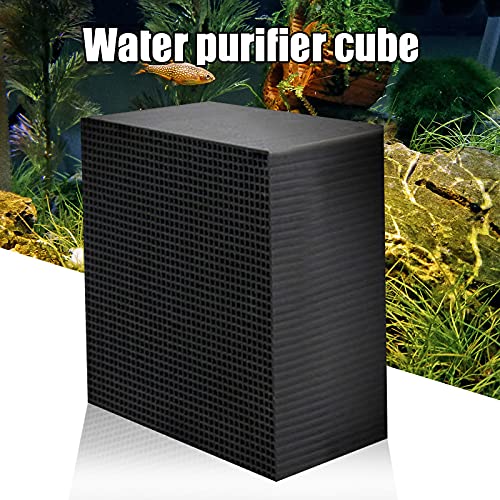 10 x 10 x 5 cm para acuario, filtro de agua, accesorios de repuesto de carbono, ultra fuerte filtración y absorción para acuario, estanques, pecera, tanque de agua, purificación de agua