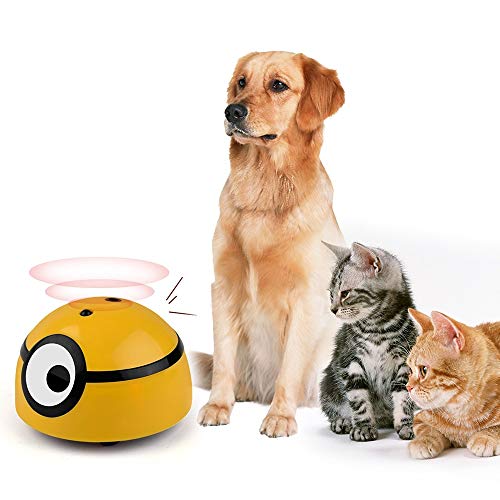 1111 para Gatos Pelota USB Juguete Interactivo para Caminar Sensor Infrarrojo Suministros para Mascotas Gato Rascarse Fugitivo Minion Ball Juguete De Escape Inteligente