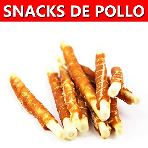 122 Unidades de Snacks y Palitos Dentales para Perros - Chuches para Perros Medianos y Grandes - 1000 g