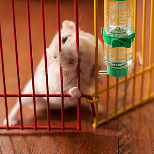 2 Piezas Botellas de Agua de Conejillo de Indias de 8,45 oz, Botella para Beber de Gran Capacidad sin Goteo para Animales Pequeños Hurón Hamster Cobaya Chinchilla (Azul, Verde)