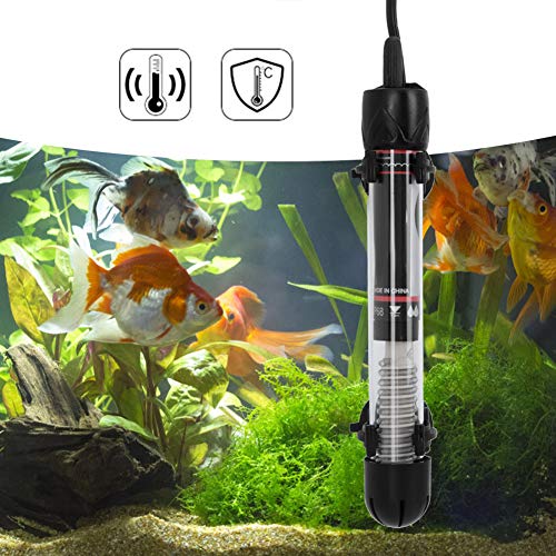 220-240 V 25 W / 50 W / 100 W / 200 W / 300 W Calentador de Acuario con Enchufe de la UE, Calentador de Tanque pequeño Ajustable, para Tortugas de Agua Dulce Peces Betta(200W)