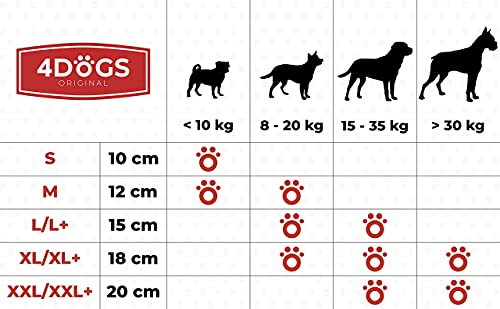 4 Dogs Original Mordedor de Perro Hecho de Cuerno de Ciervo – L – 15 cm de Largo – Juguetes para Perros 100 % Naturales – Auténtica Asta de Ciervo para Perro