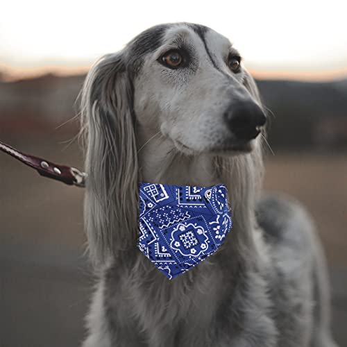 4 Piezas Bandanas para Perros,Baberos Triangulares para Mascotas,Pañuelo para Perro,Pañuelo Ajustable para Cuello,Accesorios lavable para Disfraces de Mascotas,para Pequeño Mediano Grande Perros Gatos