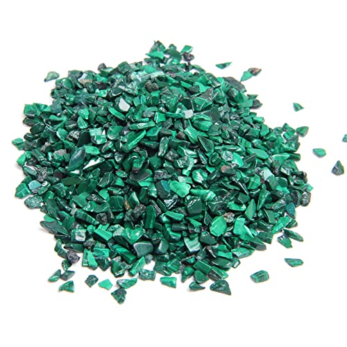 50 g/lote 3-5 mm Malaquita Natural Cuarzo Cristal Pulido Grava Espécimen Piedras naturales y minerales Pecera Piedra verde azul,Cascarón