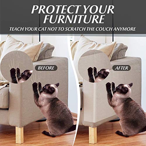 8PCS Sofá Anti-arañazos,Protectores de Sofá para Muebles Tapizados,Protector de arañazos Para Gatos,Gatos Anti-arañazos,Protector de Muebles para Gatos, Protector de Muebles Antiarañazos