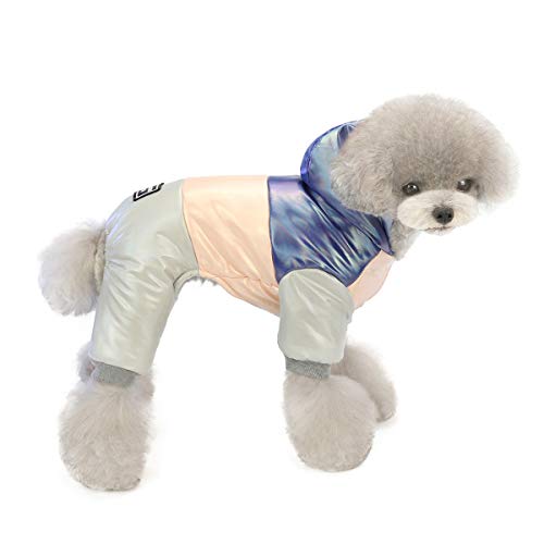 Abrigo para Perros Chaqueta a Prueba de Viento Abrigo para Clima Frío Ropa Gruesa de Invierno Cálido Abrigo Impermeable para Perros Pequeños