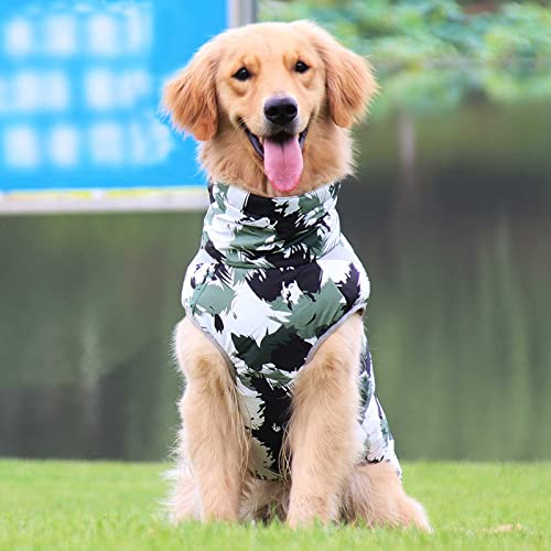 Abrigo reflectante para perros,Elegante chaqueta cálida de invierno impresa,Deporte al aire libre impermeable ropa de perro chaleco de invierno