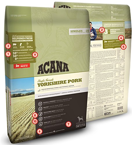 ACANA Yorkshire Pork Comida para Perros - 11400 gr