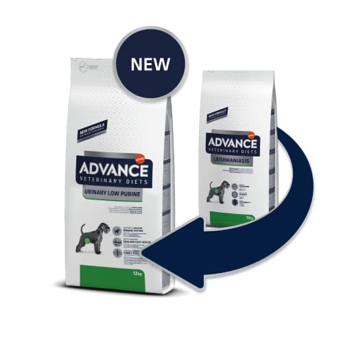 Advance Veterinary Diets Urinary Low Purine - Pienso para Perros Adultos con Problemas de Orina de Razas Medias y Grandes - 12 Kg