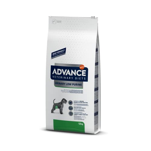 Advance Veterinary Diets Urinary Low Purine - Pienso para Perros Adultos con Problemas de Orina de Razas Medias y Grandes - 12 Kg