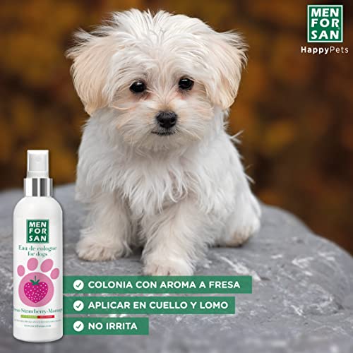 Agua de Colonia para perros fresa 125ml | Pack de 3 unidades