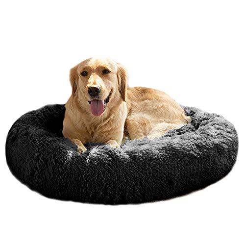 AICSYRM Cama redonda para perros, cojín para perros, sofá para gatos, donut tamaño y color a elegir