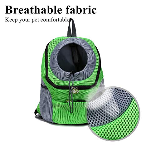 AISENPARTS Pet Puppy Dog Cat Carrier Mochila Travel Tote Doble Bandolera Mesh Sling Carry Pack