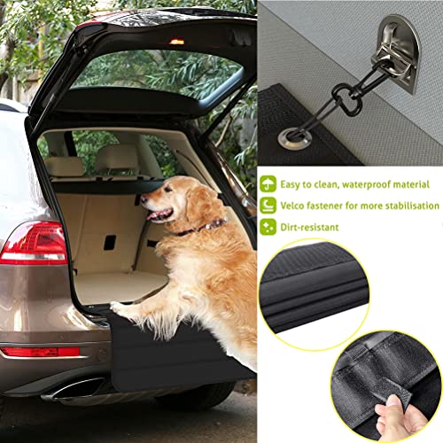 Alfombra para Mascotas Maletero Coche, Universal Auto Maletero Manta para Perros, Impermeable Antideslizante Esterilla Protectora Robusta,80 x 64 cm