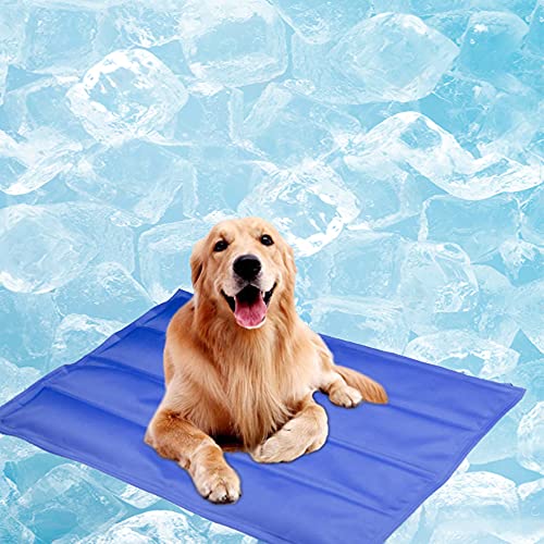 Alfombra Refrescante para Mascotas, Esterilla con Gel Auto Refrigerante para Perros y Gatos en Verano, Sin Nevera ni Electricidad (30x40cm)