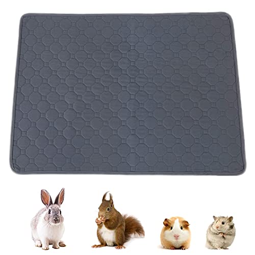 Alfombrilla Impermeable para Perro Almohadilla de Entrenamiento Lavable y Reutilizable Almohadillas de Entrenamiento Perros Pañales Adecuado para conejos gatos de dragón hámsters gatos(60*45 gris）