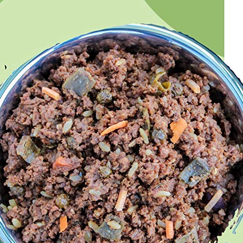 Alimento Natural casero para Perros, húmedo con Carne Fresca y Verduras Frescas - 90% Carne Knatur (6x600gr) (Cordero y Pollo)