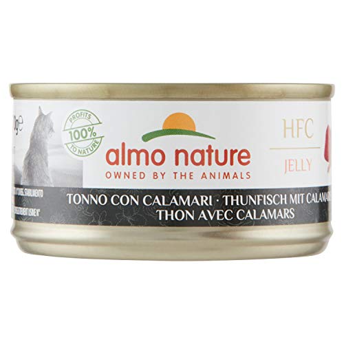 Almo Nature HFC Atún con Calamares comida húmeda para gatos