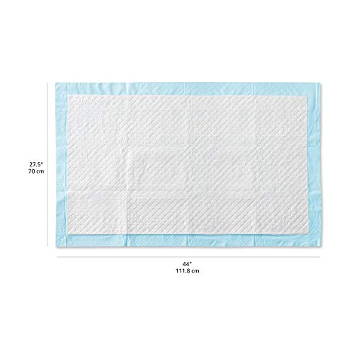 Amazon Basics - Empapadores de adiestramiento para perros y cachorros, absorción muy resistente, tamaño gigante de 70 x 112 cm, 30 unidades