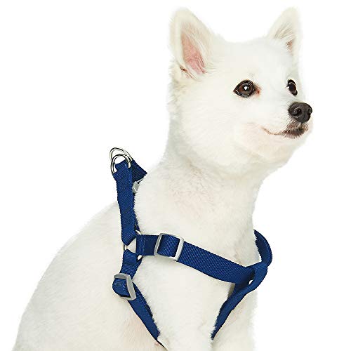 Amazon Brand - Umi Classic - Arnés para Perros L, Contorno del Pecho 67-98 cm, arneses Ajustables para Perros (Azul Marino)