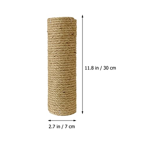 Angoily Cat Rasguño Post Cuerda Reemplazo Cuerda Cuerda Cuerda Reparación Cat Climber Tree Rope Scratcher Tower Cuerda de Cáñamo para El Hogar Outdoor Pet Shop Supplies