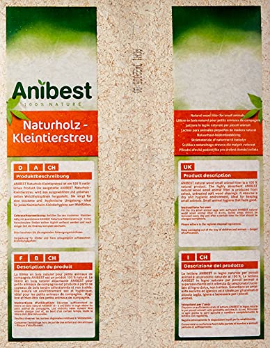 Anibest Viruta para Animales pequeños, 60 L